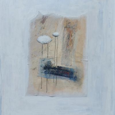 Sans titre | technique mixte sur toile | 100x80x1.5cm | 2019
