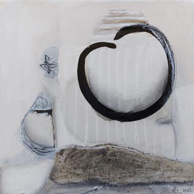 Sans titre | technique mixte sur toile | 20x20x1.5cm | 2022